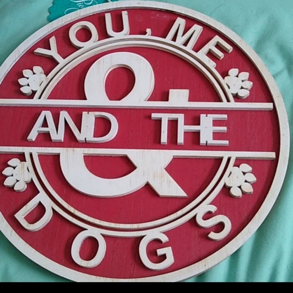 Pioneer Woman you,me & dogs plaque